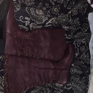 JUSTFAB lace-up boots!